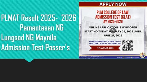 plmat results 2024|Pamantasan ng Lungsod ng Maynila.
